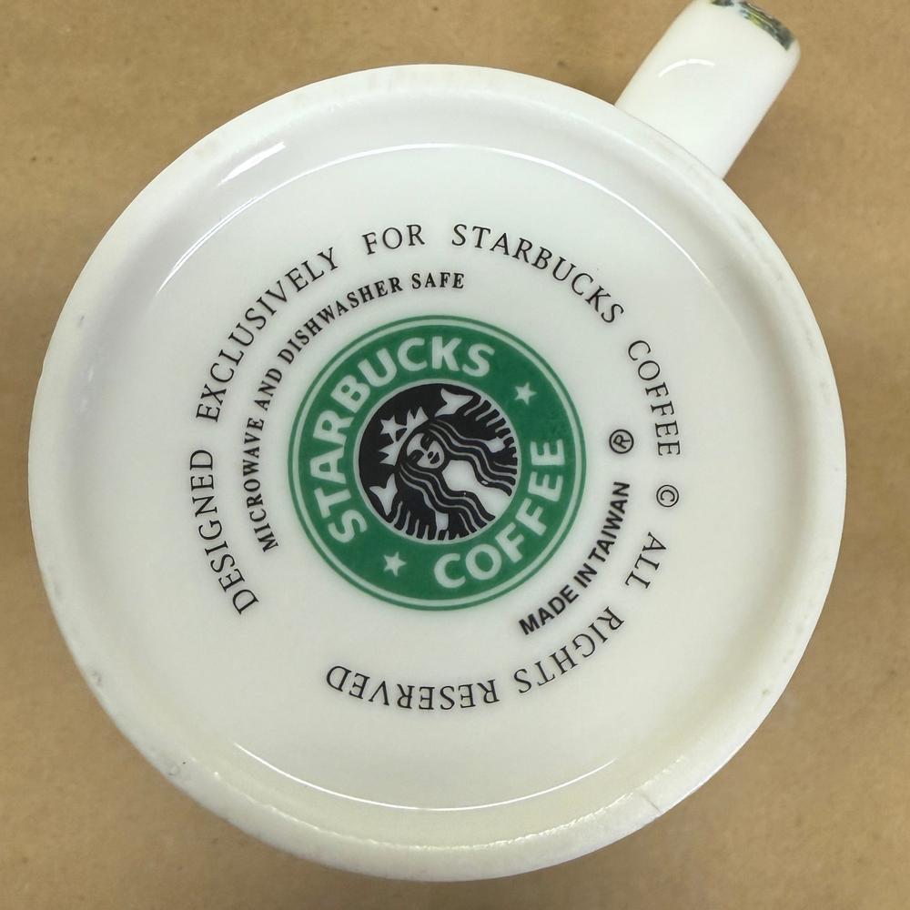 Starbucks Barista Pike Place Market Christmas Scene Mug